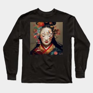 Surreal Asian Long Sleeve T-Shirt